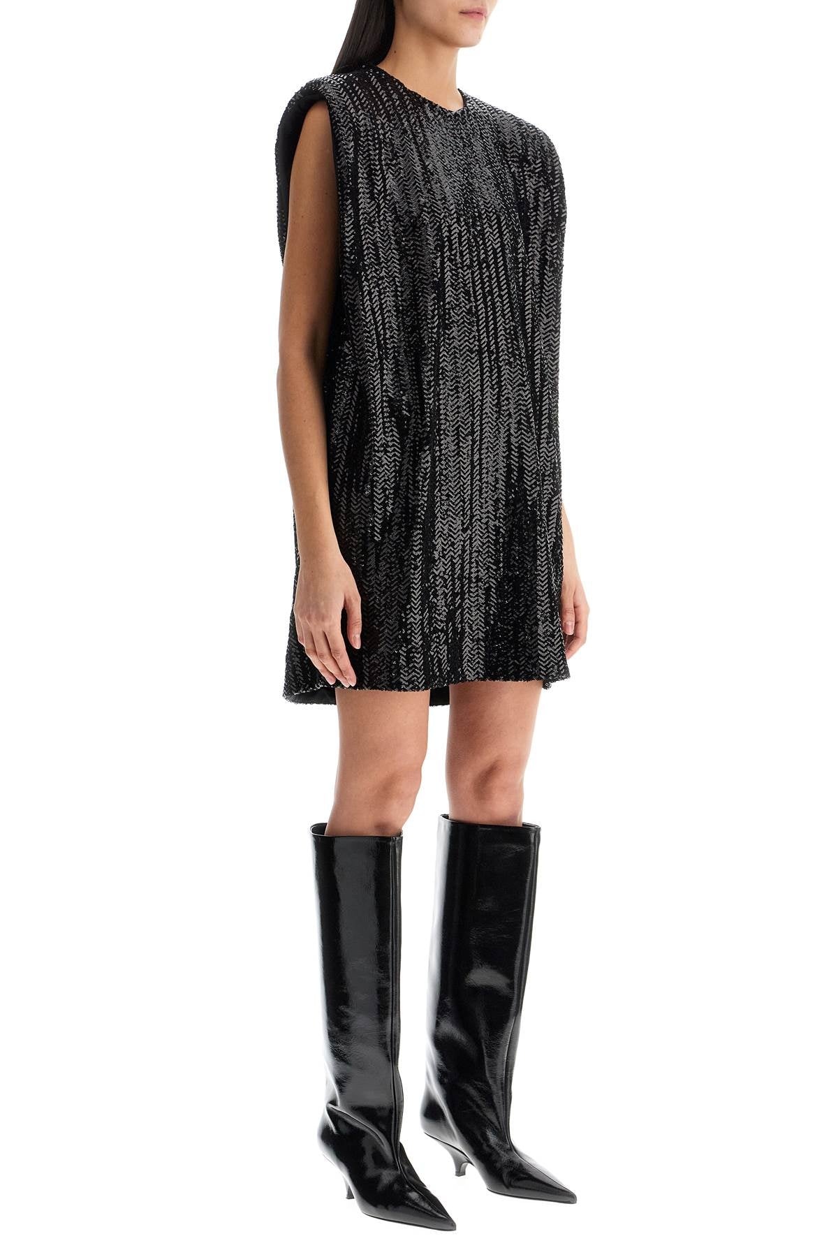 ワンピース Golden Goose Sequined Mini Dress Golden Goose Sequinned Mini Dress | Black | FARFETCH AE