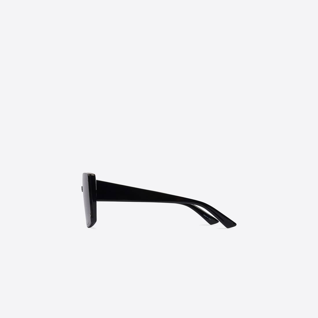 Shield Square Sunglasses in Black - 2