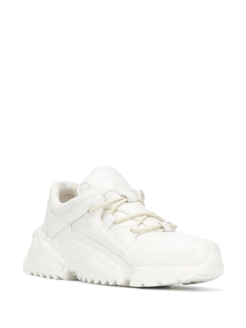 FERRAGAMO panelled chunky sneakers outlook