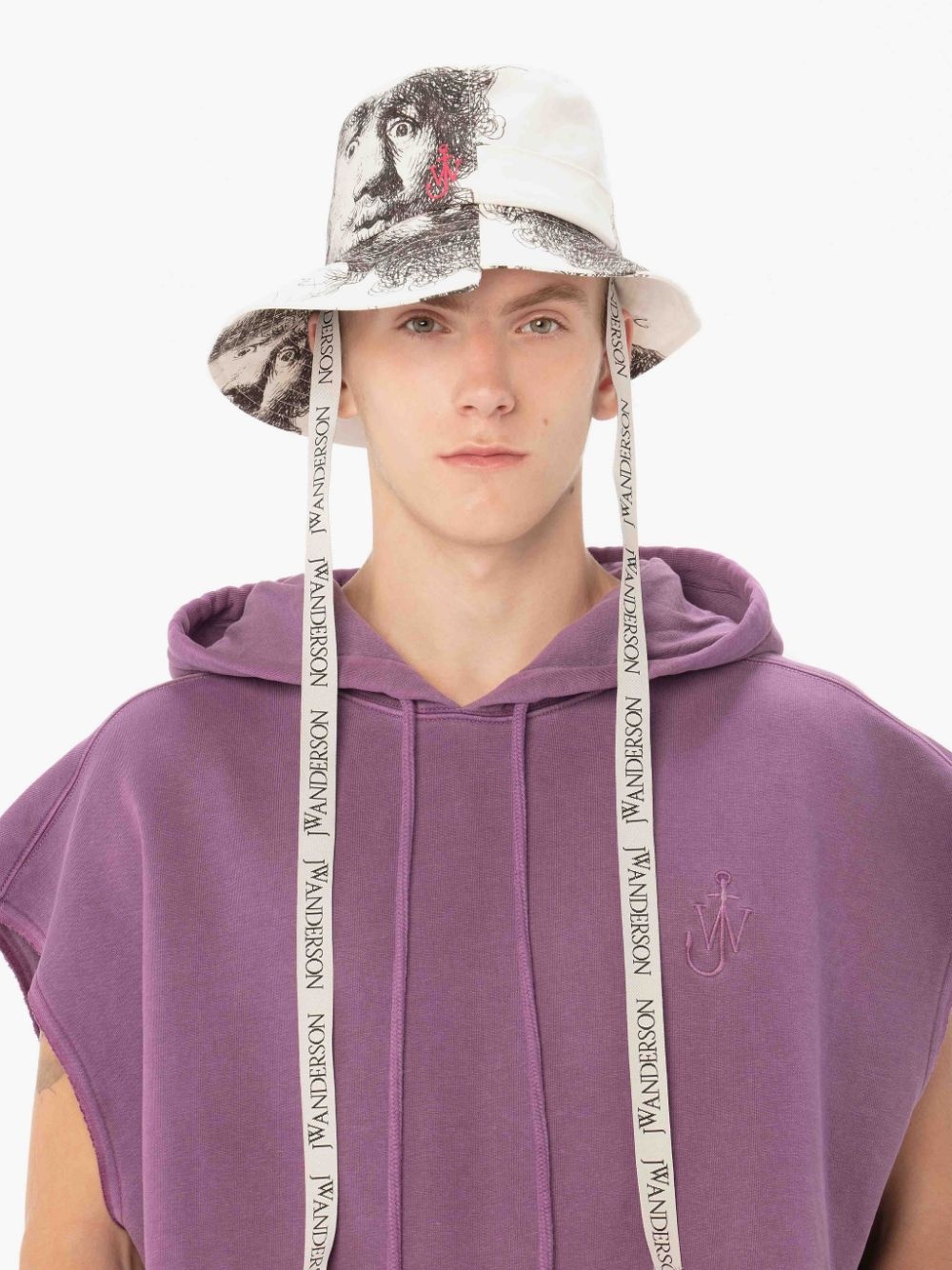 REMBRANDT ASYMMETRIC BUCKET HAT - 2