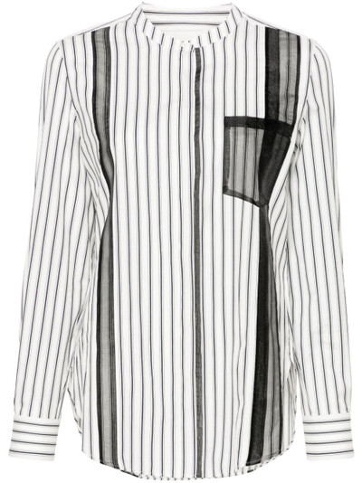 3.1 Phillip Lim halo-stripe cotton shirt outlook