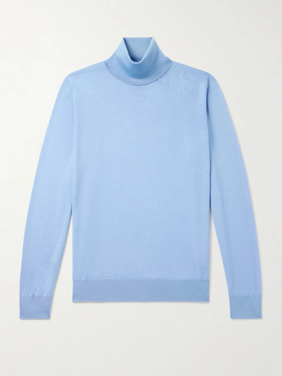 Cashmere and Silk-Blend Rollneck Sweater - 1
