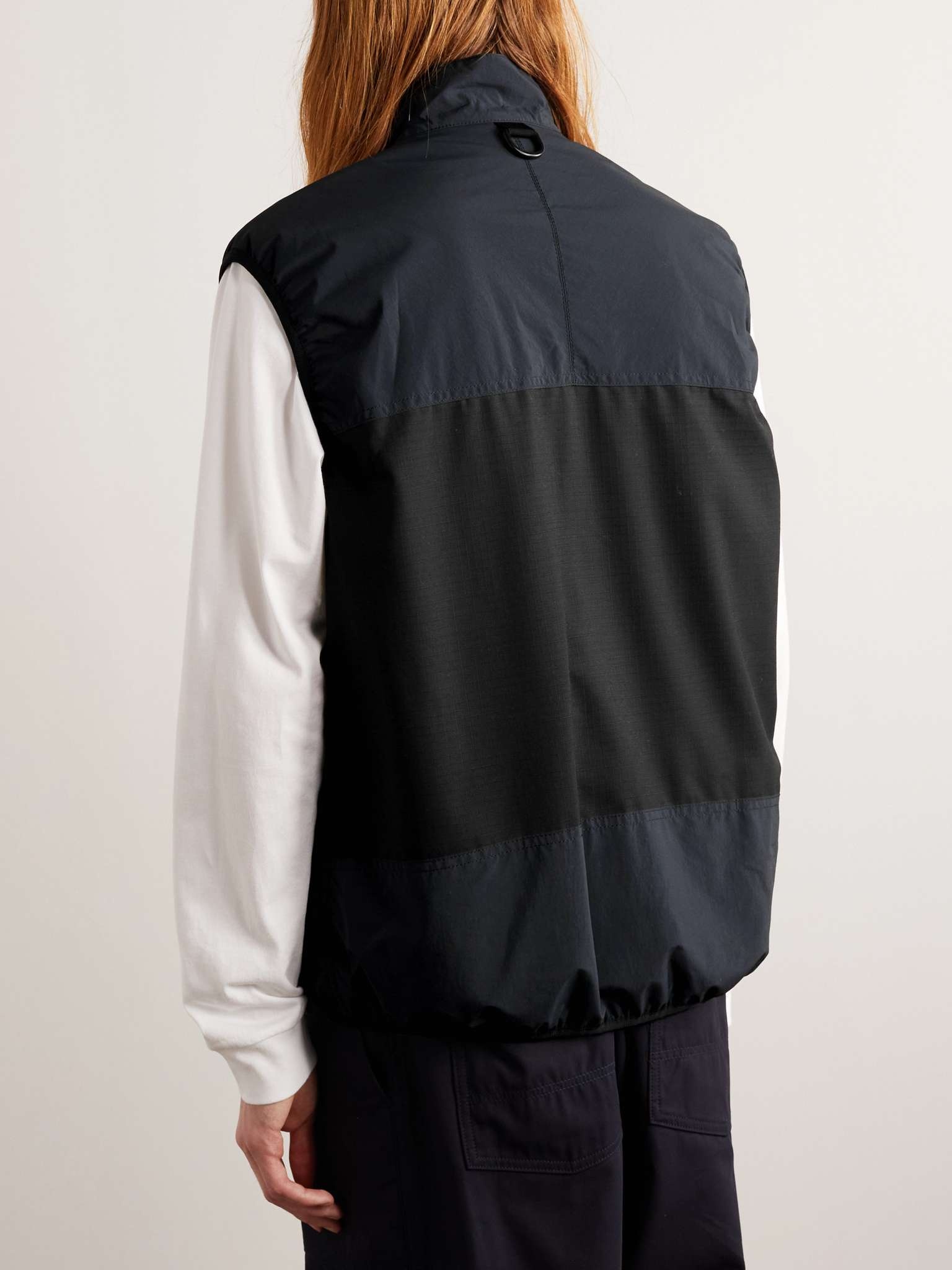 Shell-Trimmed Wool-Ripstop Gilet - 4