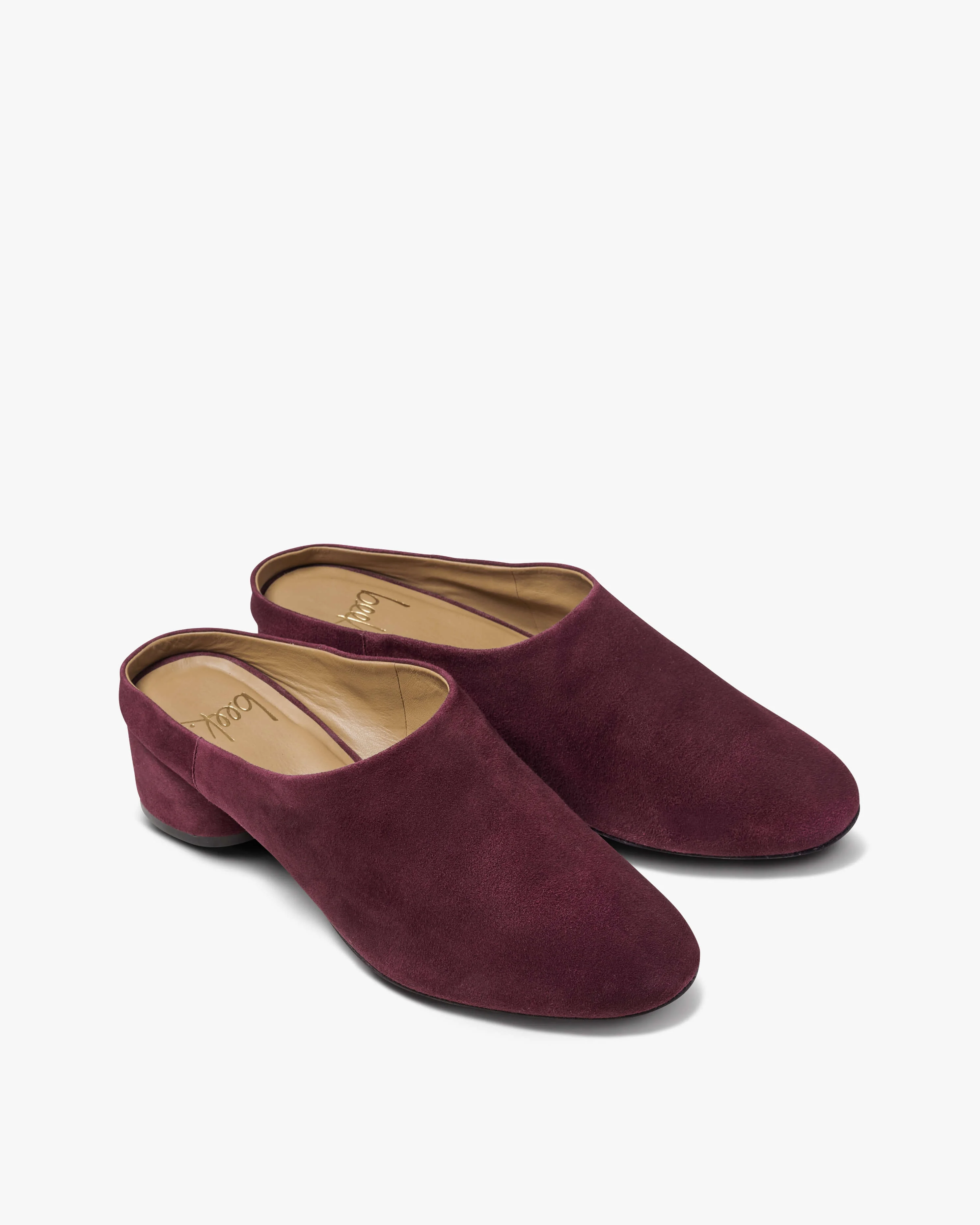 Jay Suede Heeled Mule - 1