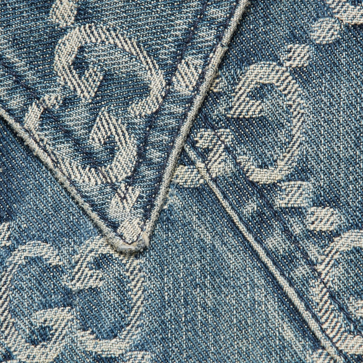 GG jacquard denim shirt - 4
