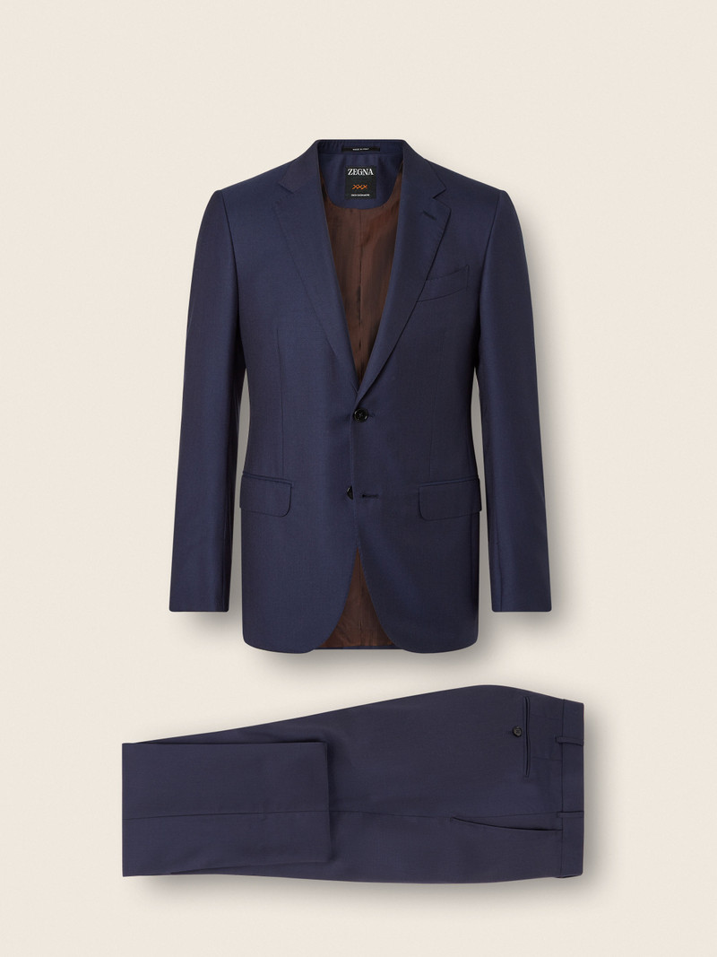 ZEGNA DARK BLUE OASI CASHMERE SUIT outlook