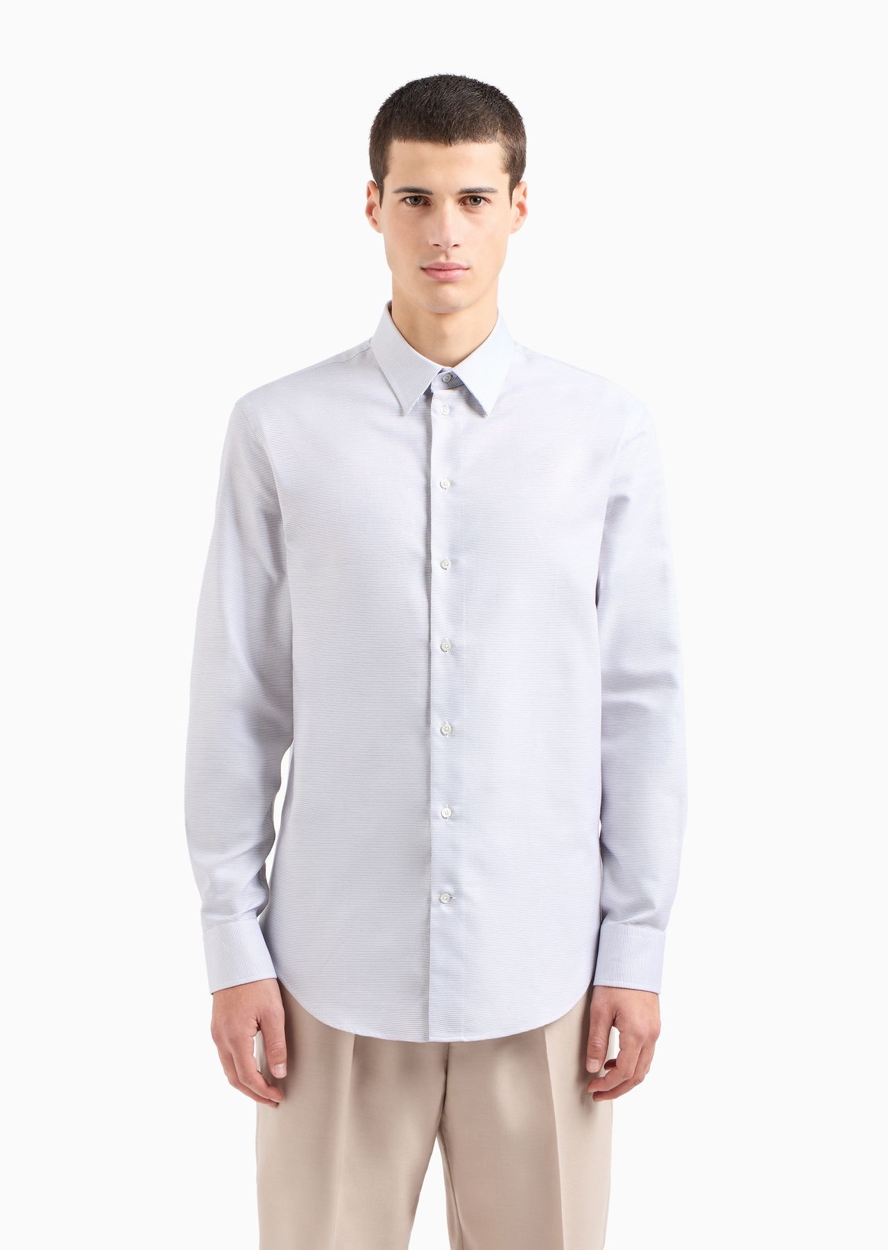 ASV modern-fit, organic micro armure twill shirt - 2