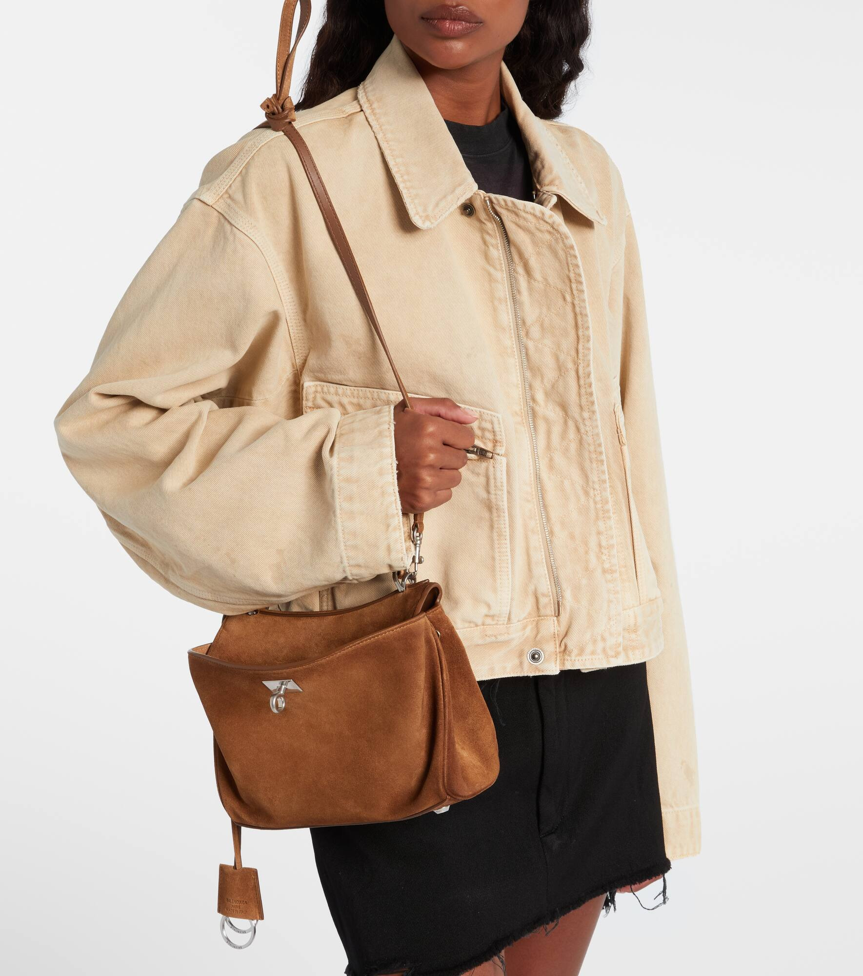 Rodeo Mini suede tote bag - 6