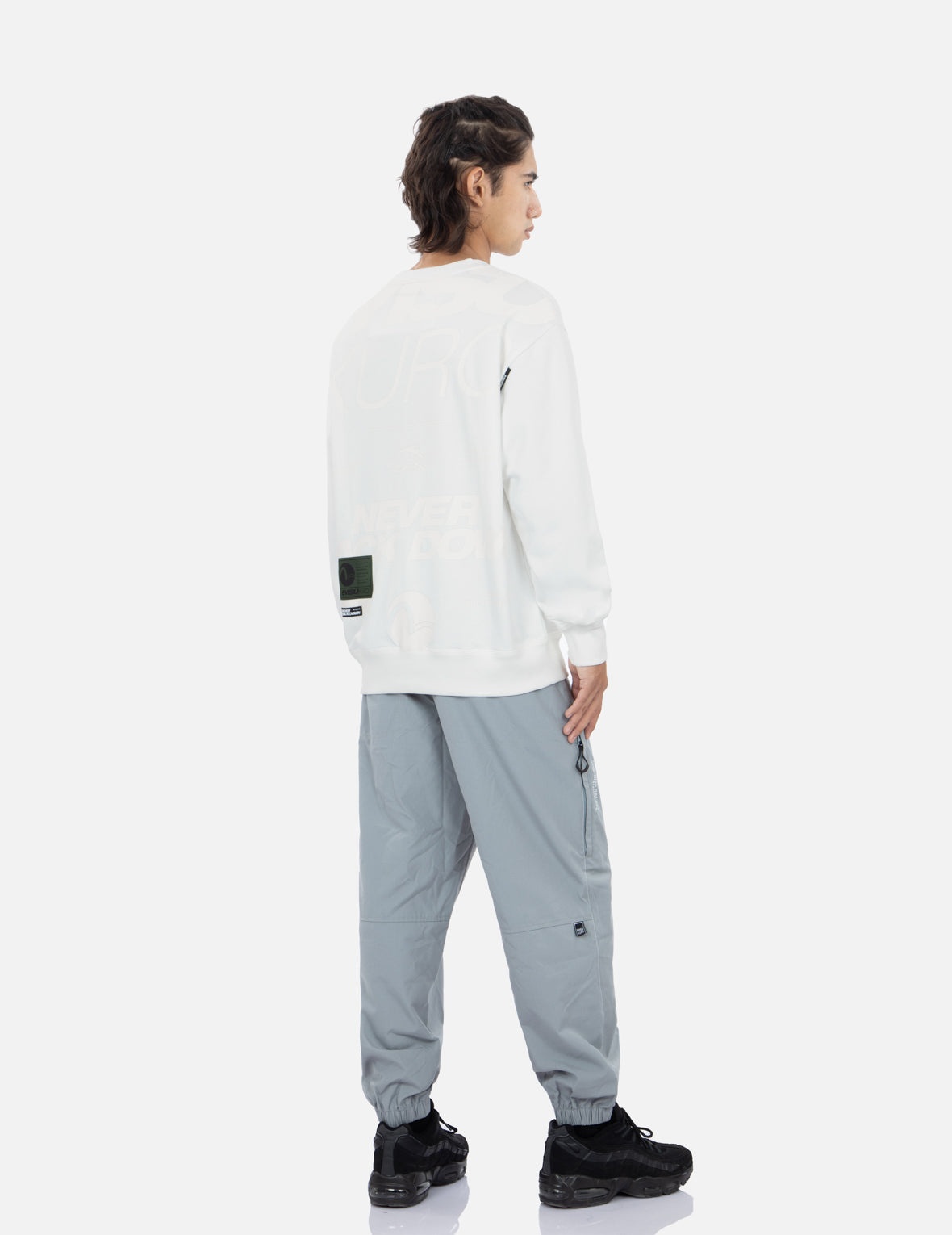 Transparent Seagull Badge Logo Print Sweatshirt - 4