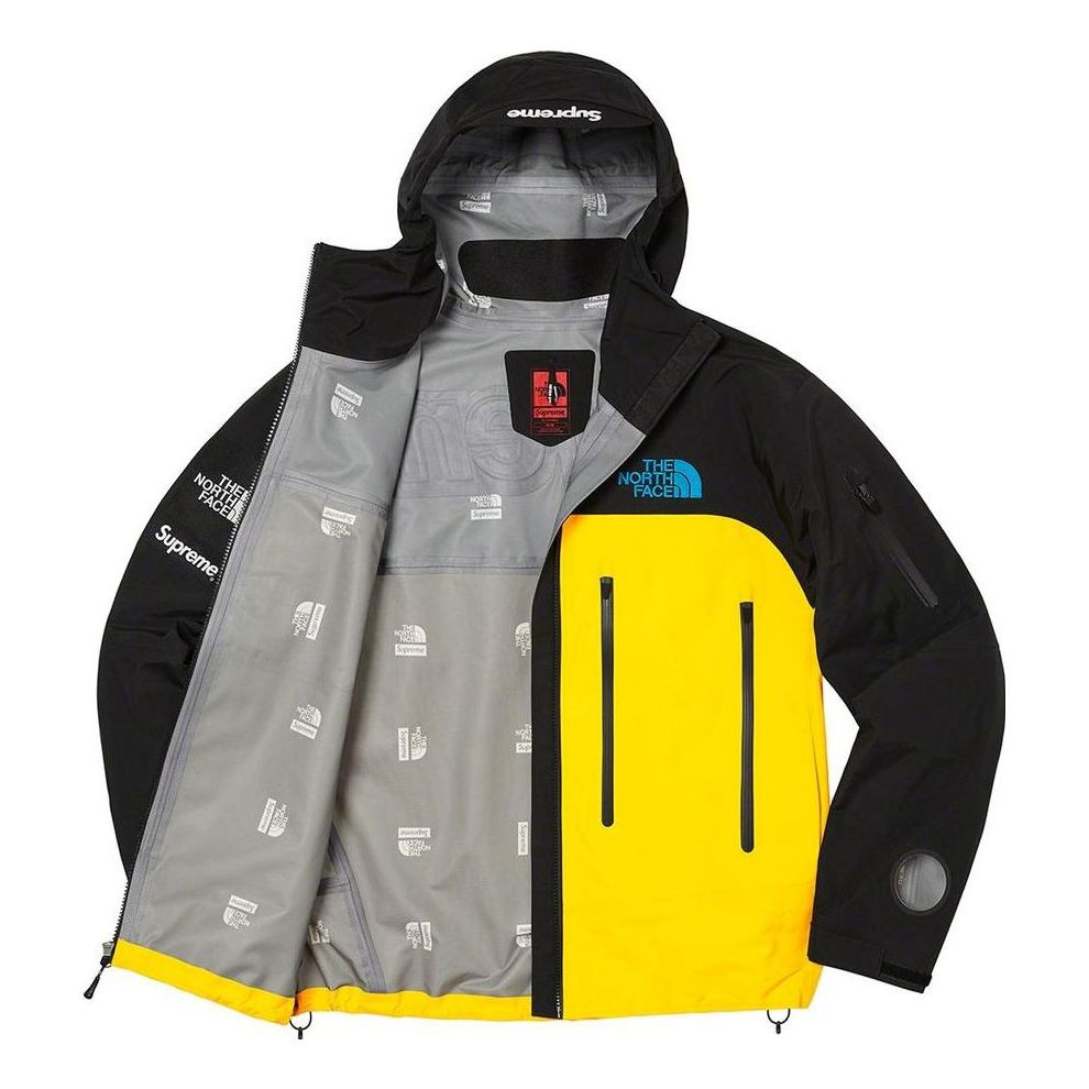 Supreme x The North Face Taped Seam Shell Jacket 'Yellow Black Blue' SUP-FW22-758 - 3