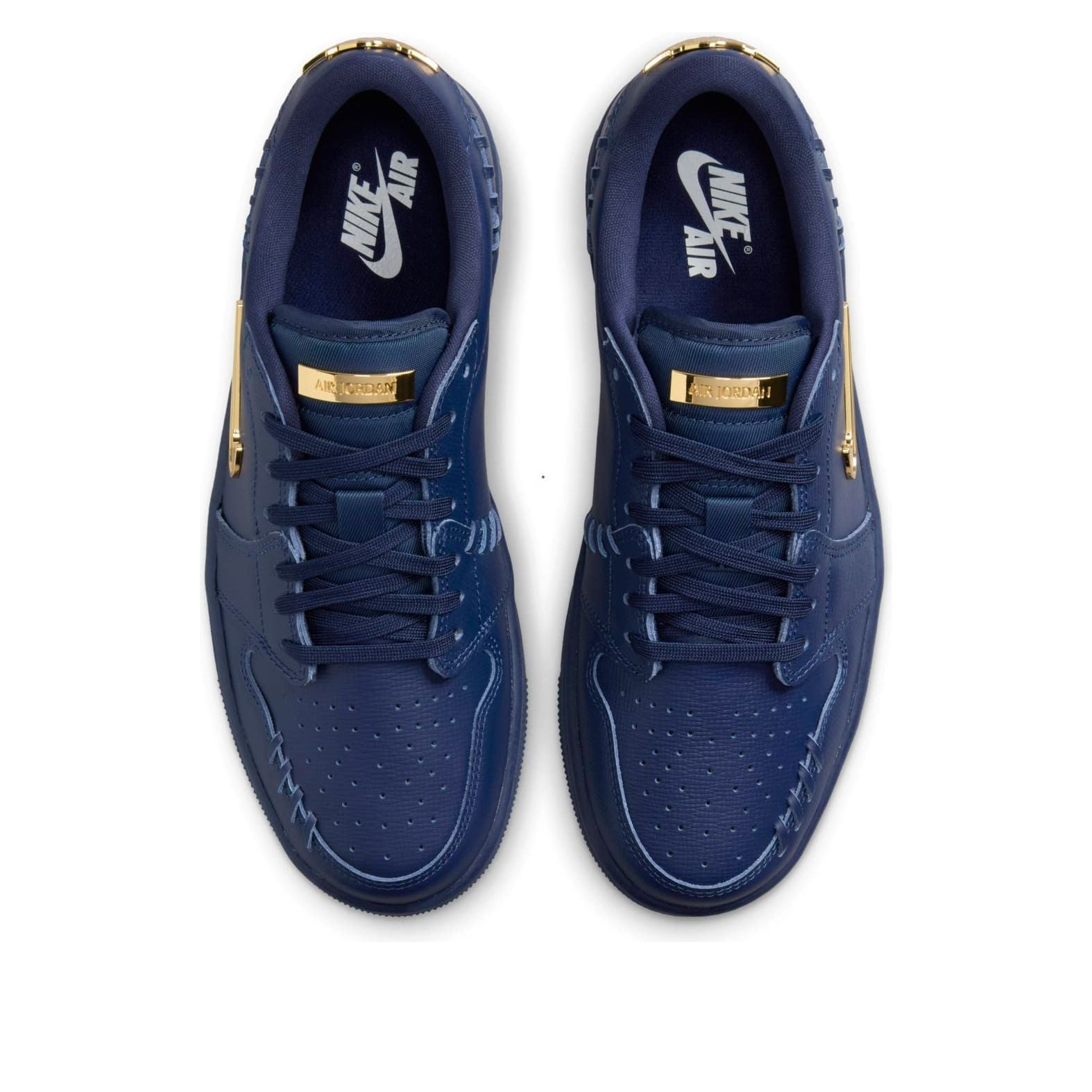 (WMNS) Air Jordan 1 Low 'Method of Make Midnight Navy Metallic Gold' FN5032-400 - 4