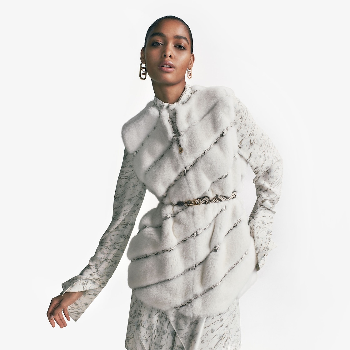 White mink vest - 4