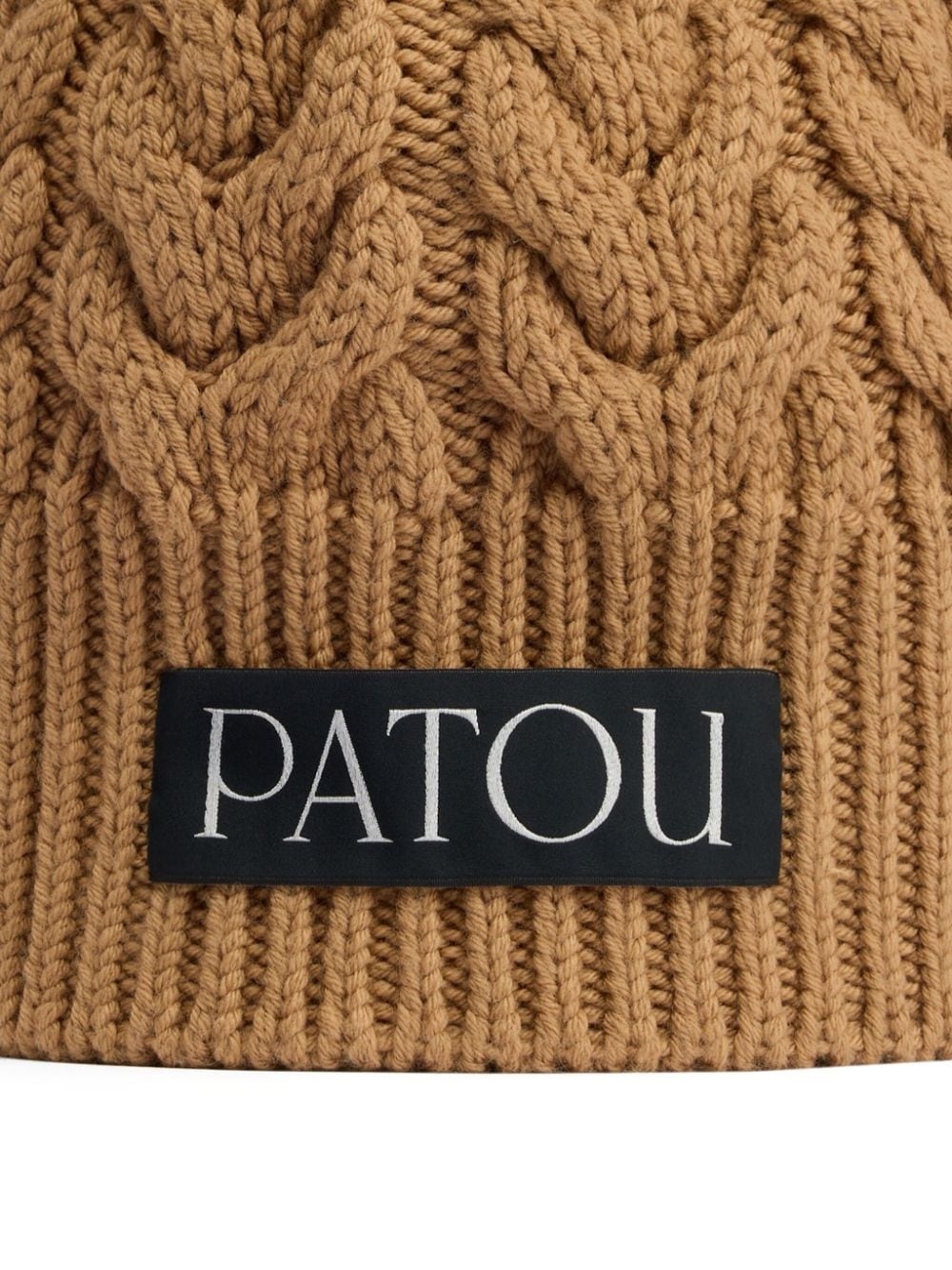 logo-patch beanie - 2