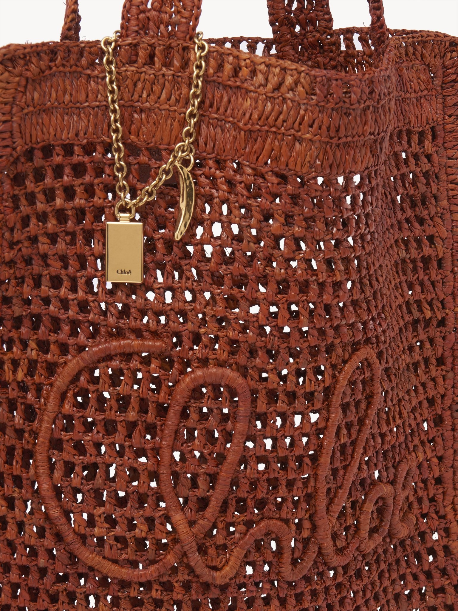 SUMMER BANANA TOTE BAG IN RAFFIA - 7
