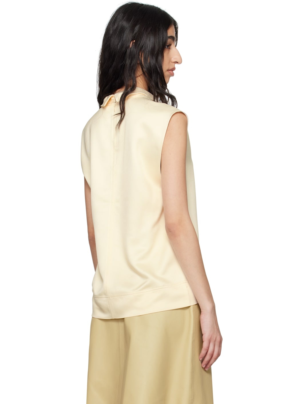 Off-White High Neck Top - 3