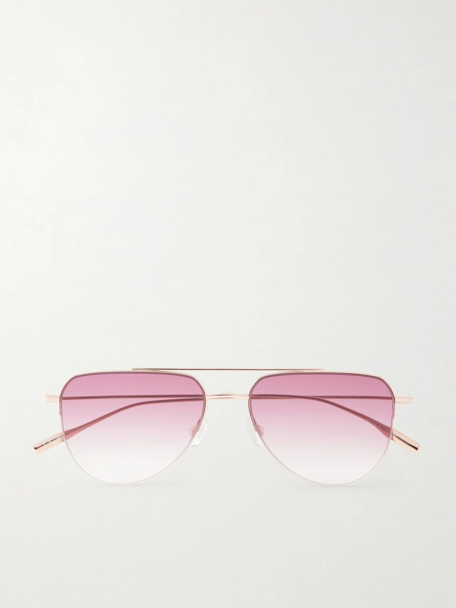 Mcnair aviator-style metal sunglasses Gold - 1