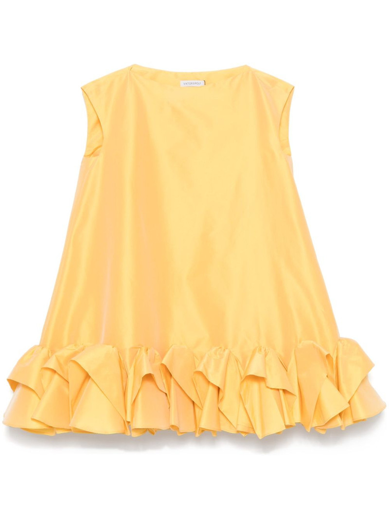 tuck-up mini dress 1
