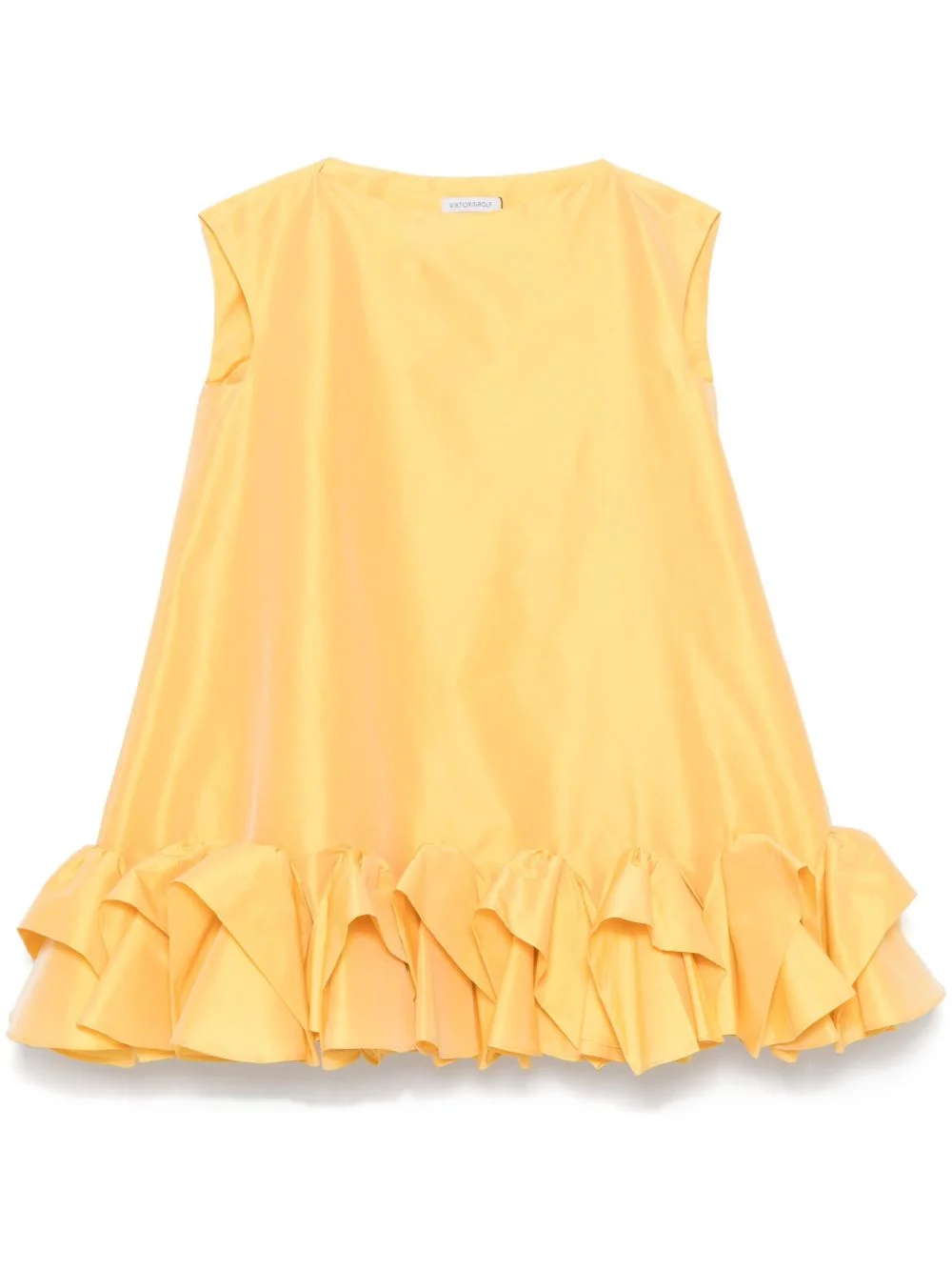 tuck-up mini dress - 1