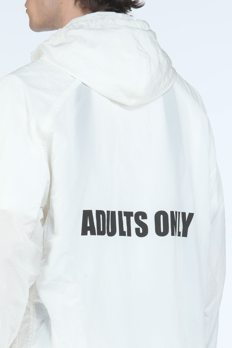 SLOGAN-PRINT HOODED JACKET 5