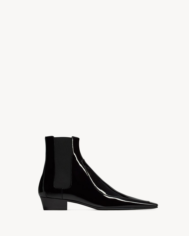 PAOLO CHELSEA BOOTS IN PATENT LEATHER 1