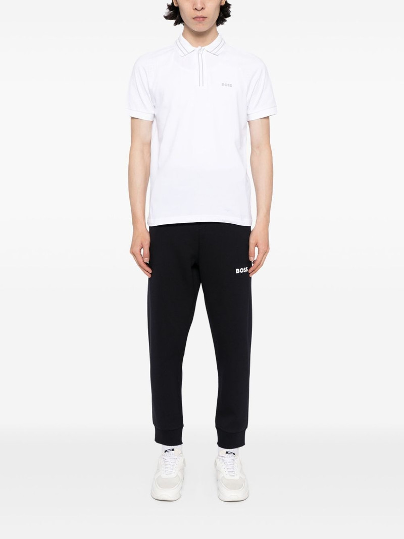 BOSS logo-print track pants outlook