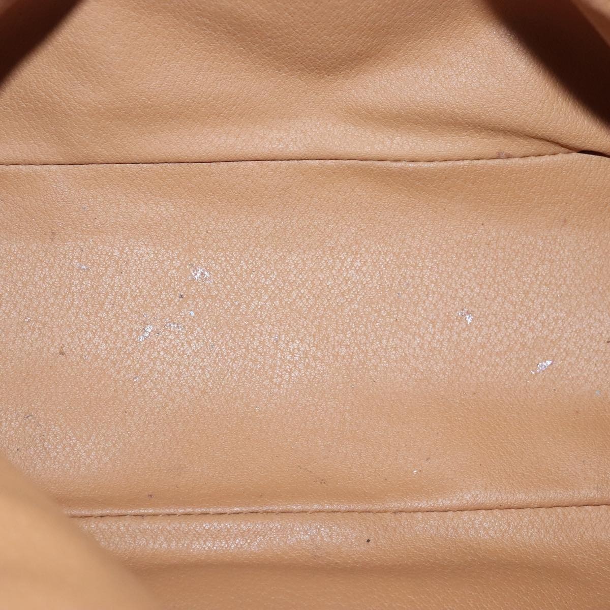 CELINE Macadam Canvas Hand Bag Pvc Leather Gold Brown - 10
