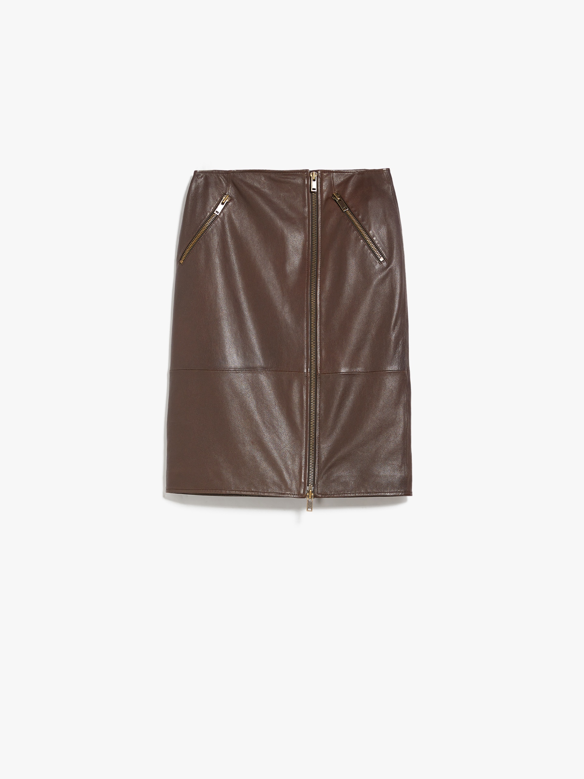 ALFONSA Nappa leather skirt - 1