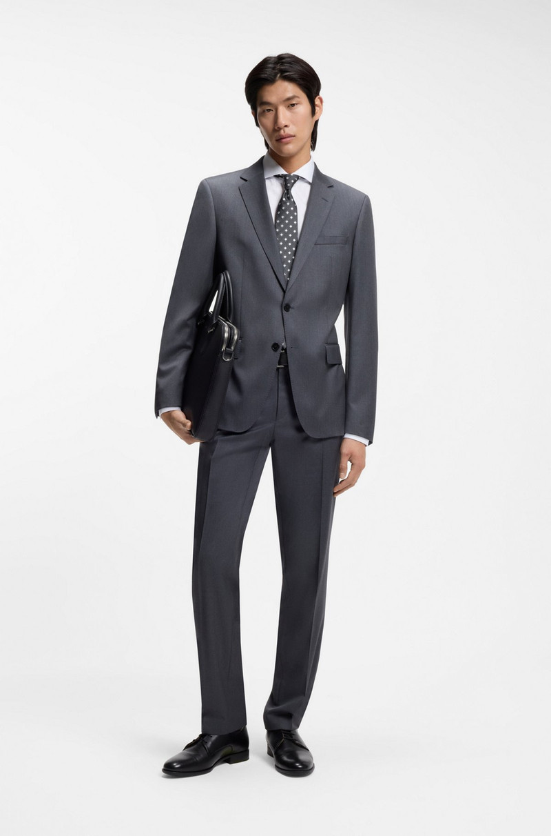BOSS WRINKLE-RESISTANT SLIM-FIT SHIRT IN A COTTON BLEND outlook
