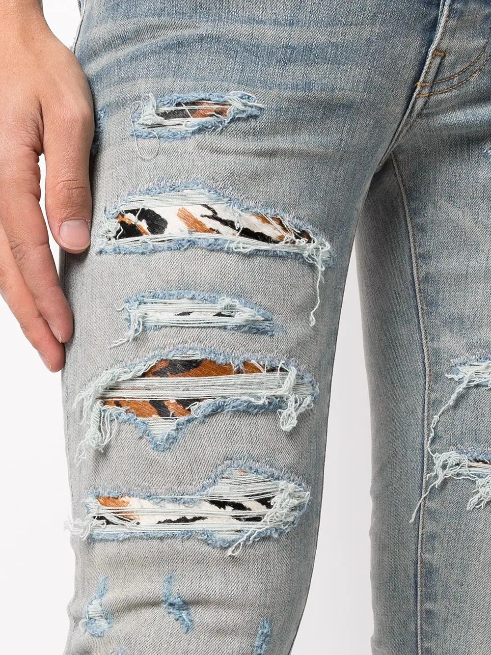 MX1 distressed skinny jeans - 5