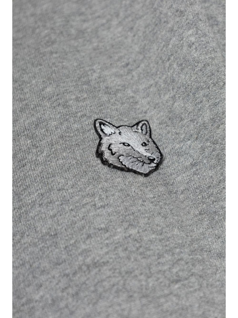 logo-embroidered cotton hoodie - 5