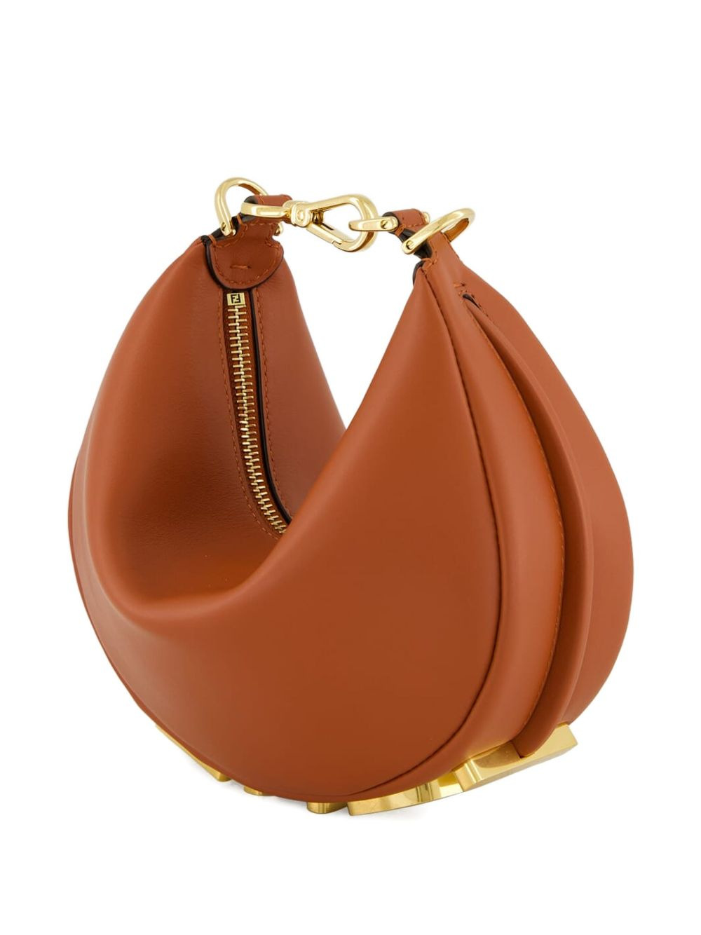 mini Fendigraph leather cross body bag - 3