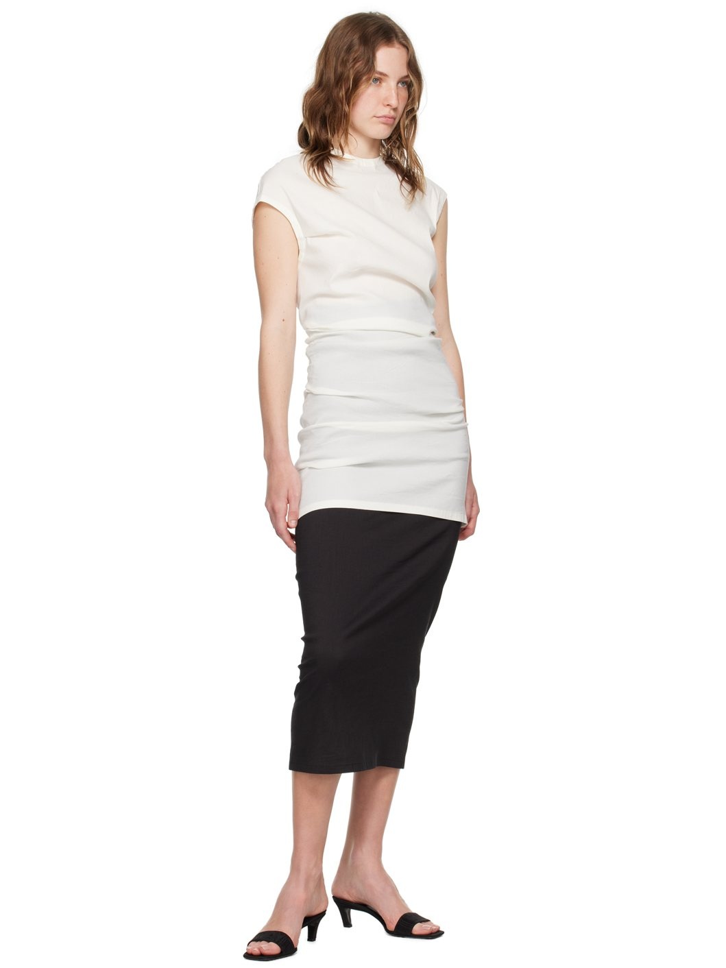 White Membrane Blouse - 4