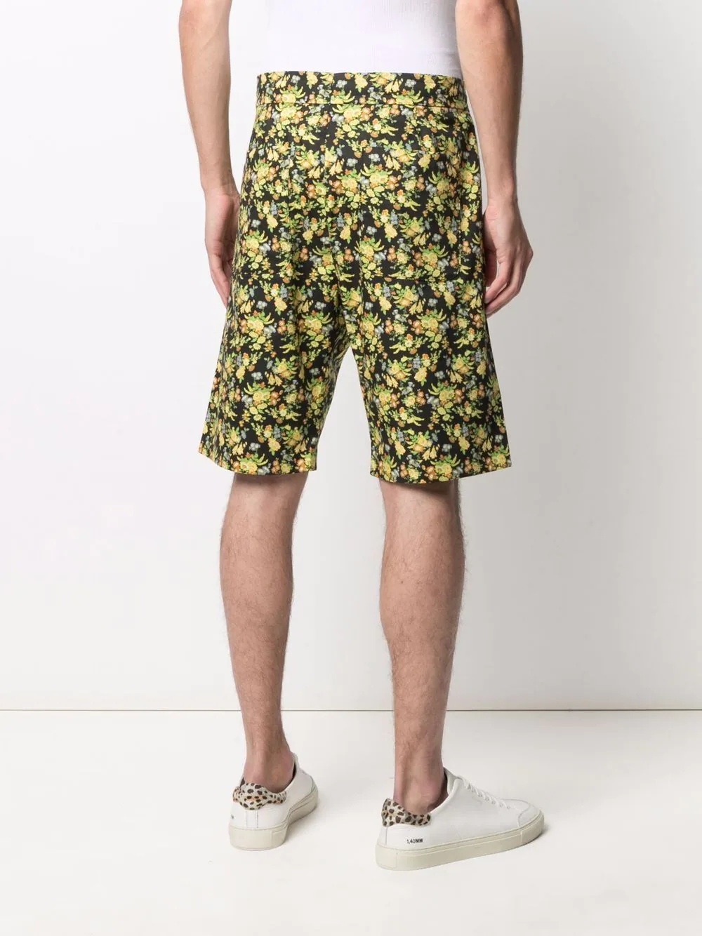 floral-print lyocell-blend shorts - 4