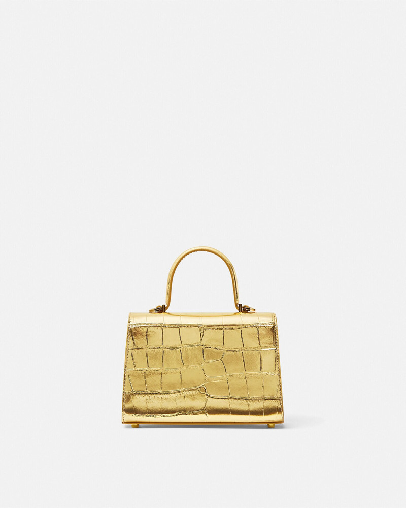 VERSACE Croc-Effect Medusa '95 Small Handbag outlook