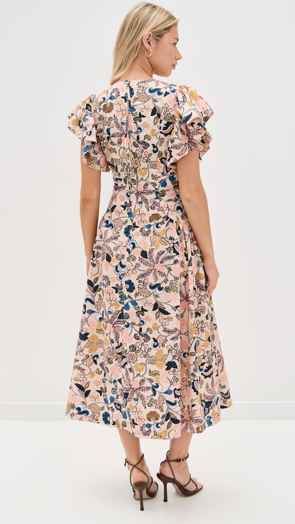 Darya Drop Waist Midi Dress - 2