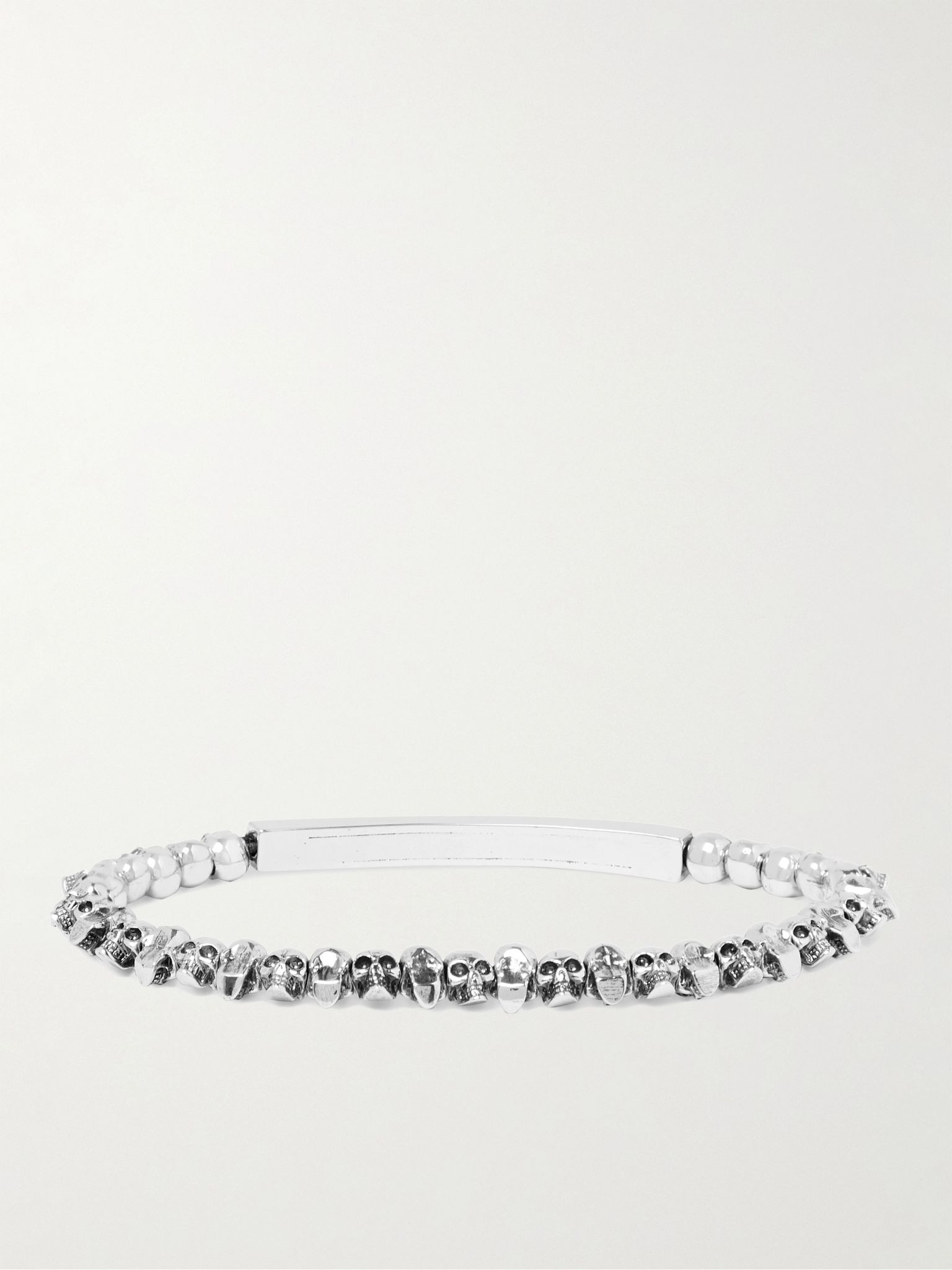 Skull Silver-Plated Bracelet Silver - 3