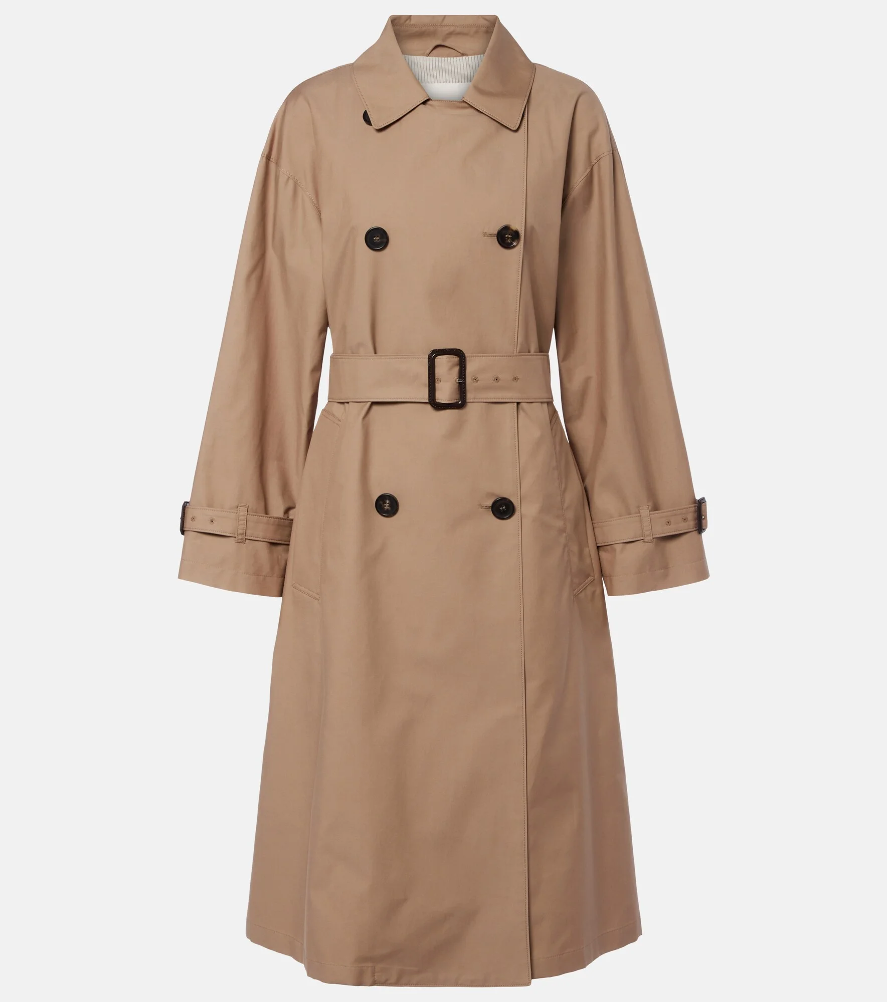 Cotton-blend trench coat - 1