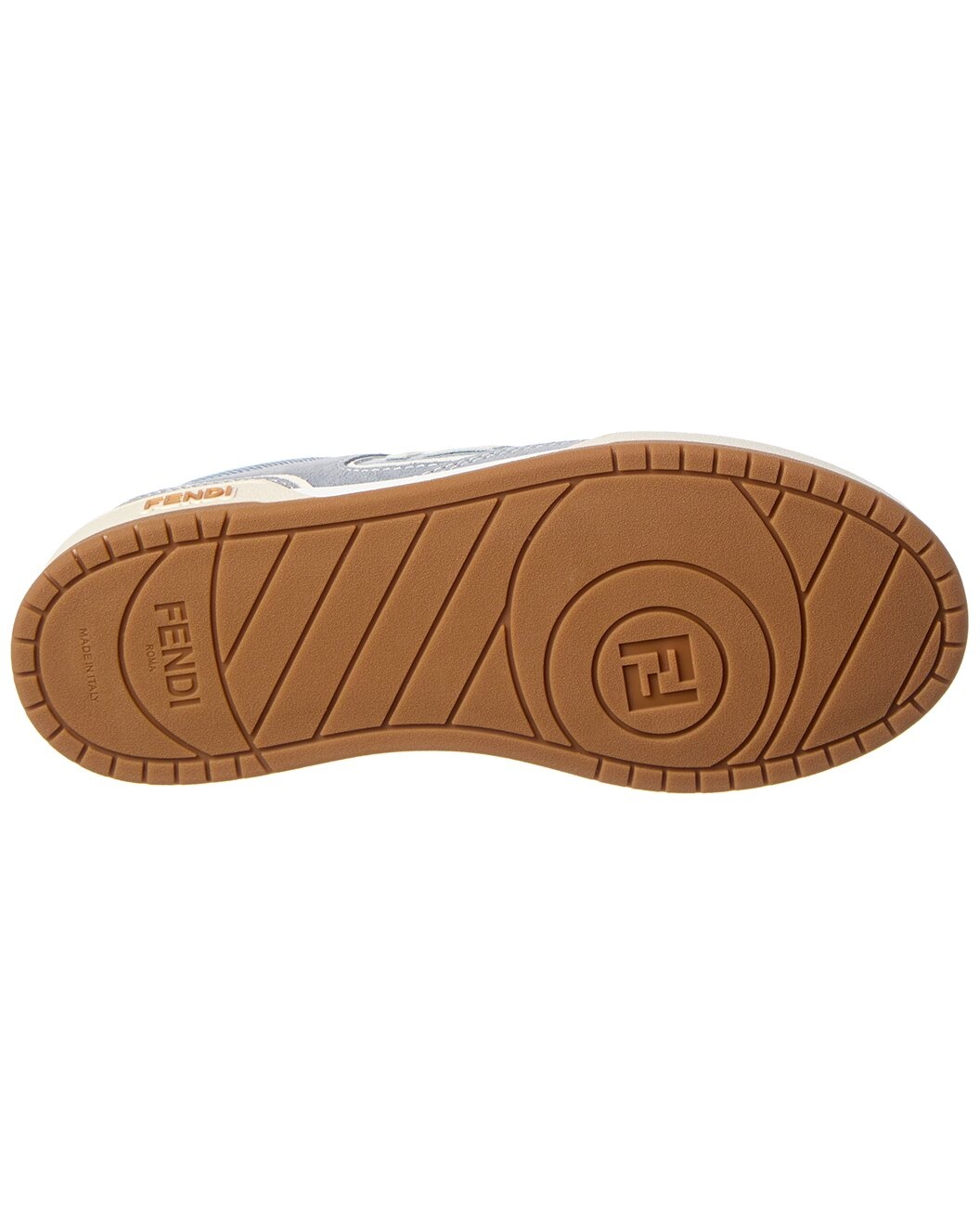 FENDI Match Denim & Suede Sneaker - 4
