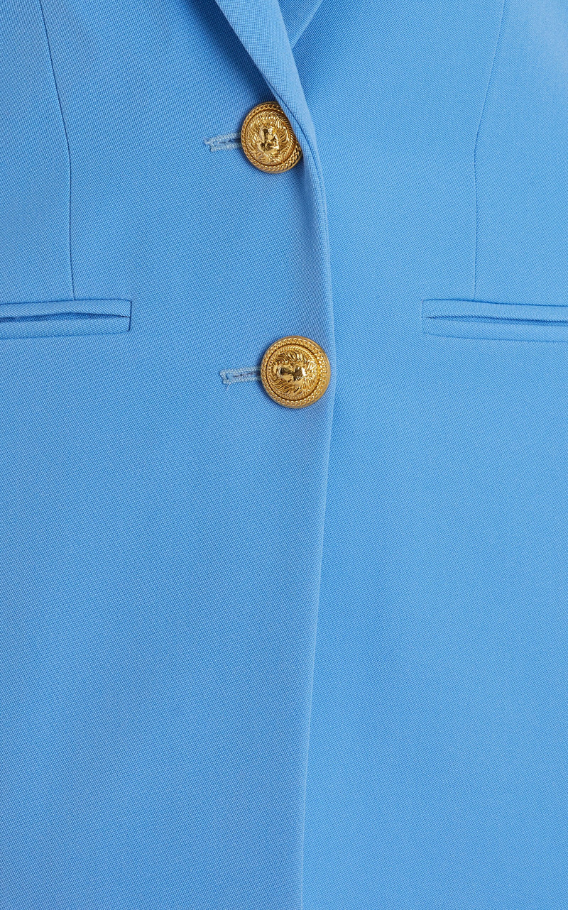 Tailored Wool Blazer blue 5
