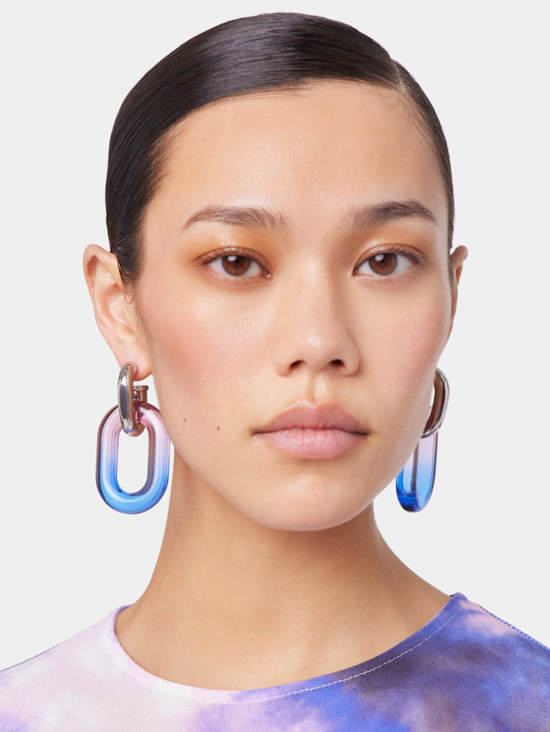 XL LINK OVERSIZED TIE-DYE EARRINGS 1