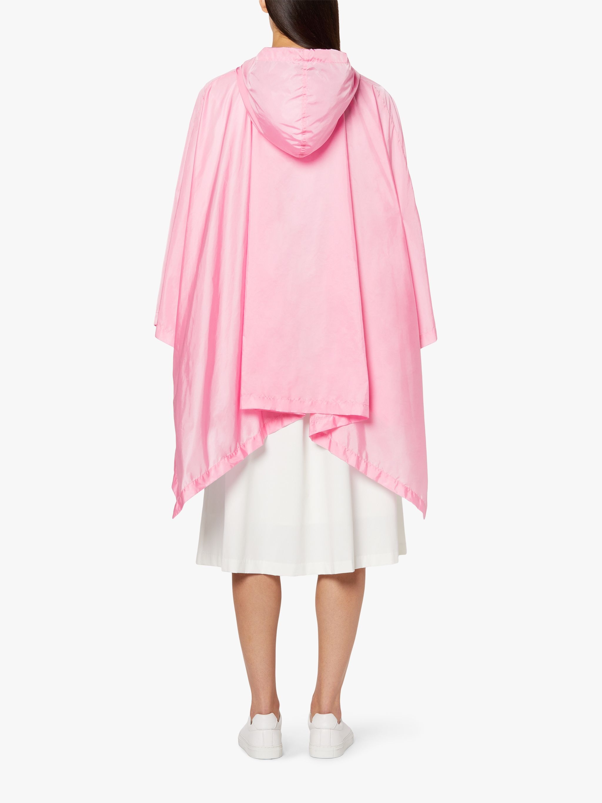 ALNESS PINK NYLON HOODED PONCHO | LMC-063 - 4