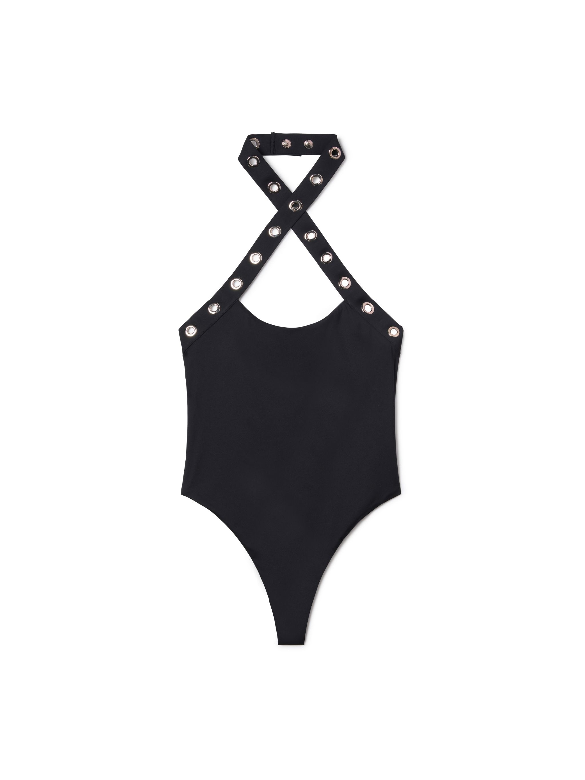 Eyelet Cross Swimsuit - 4