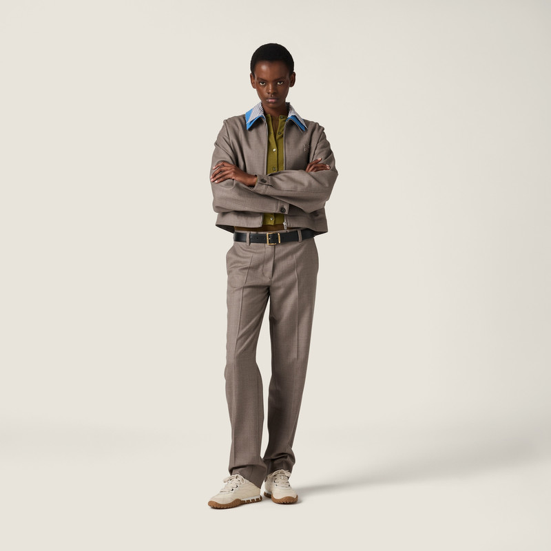 Miu Miu Cashmere cardigan with collar outlook