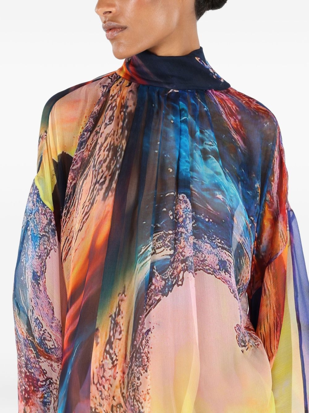 printed dress - 5