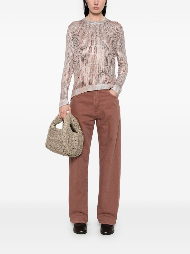 Avant Toi foil-print sweater outlook
