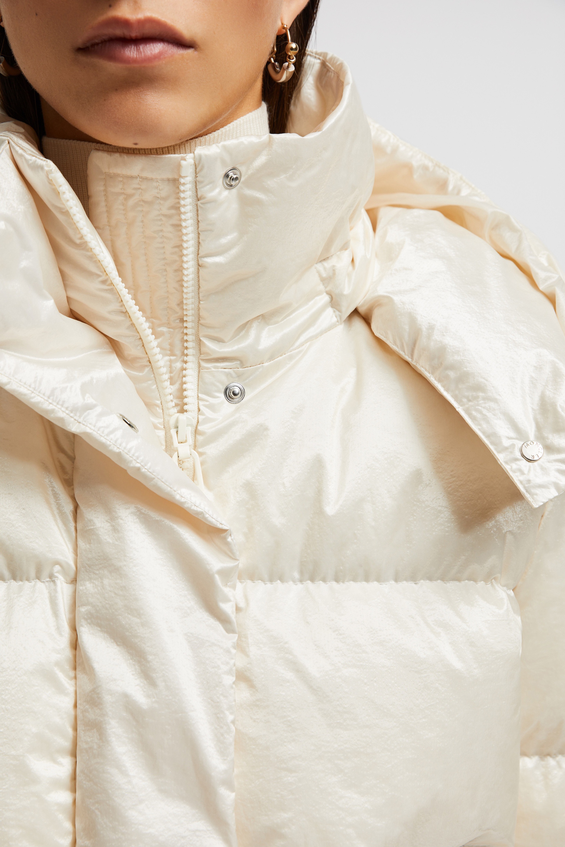 Briancon Organza Short Down Jacket - 7