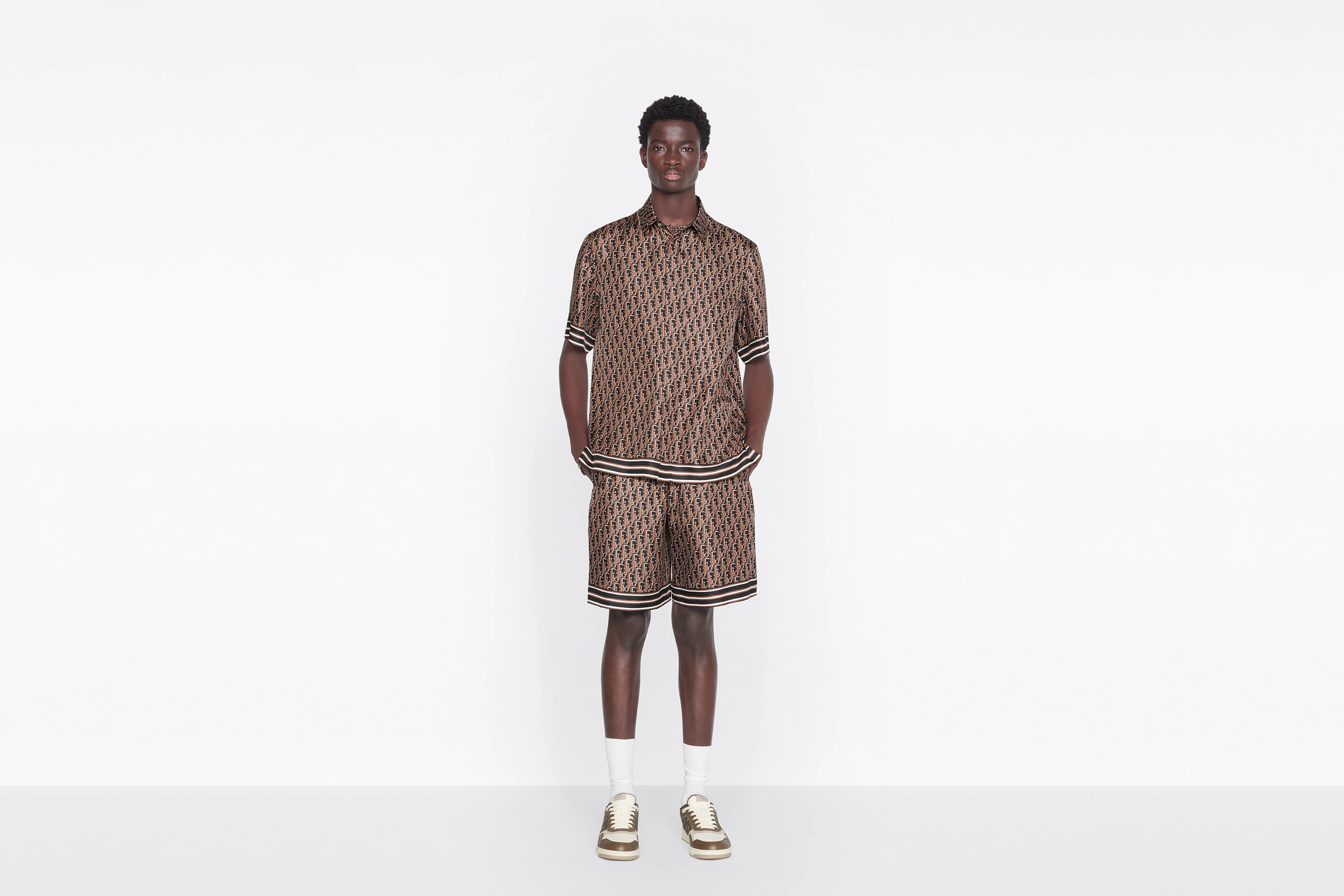 Dior Oblique Pixel Short-Sleeved Shirt - 5