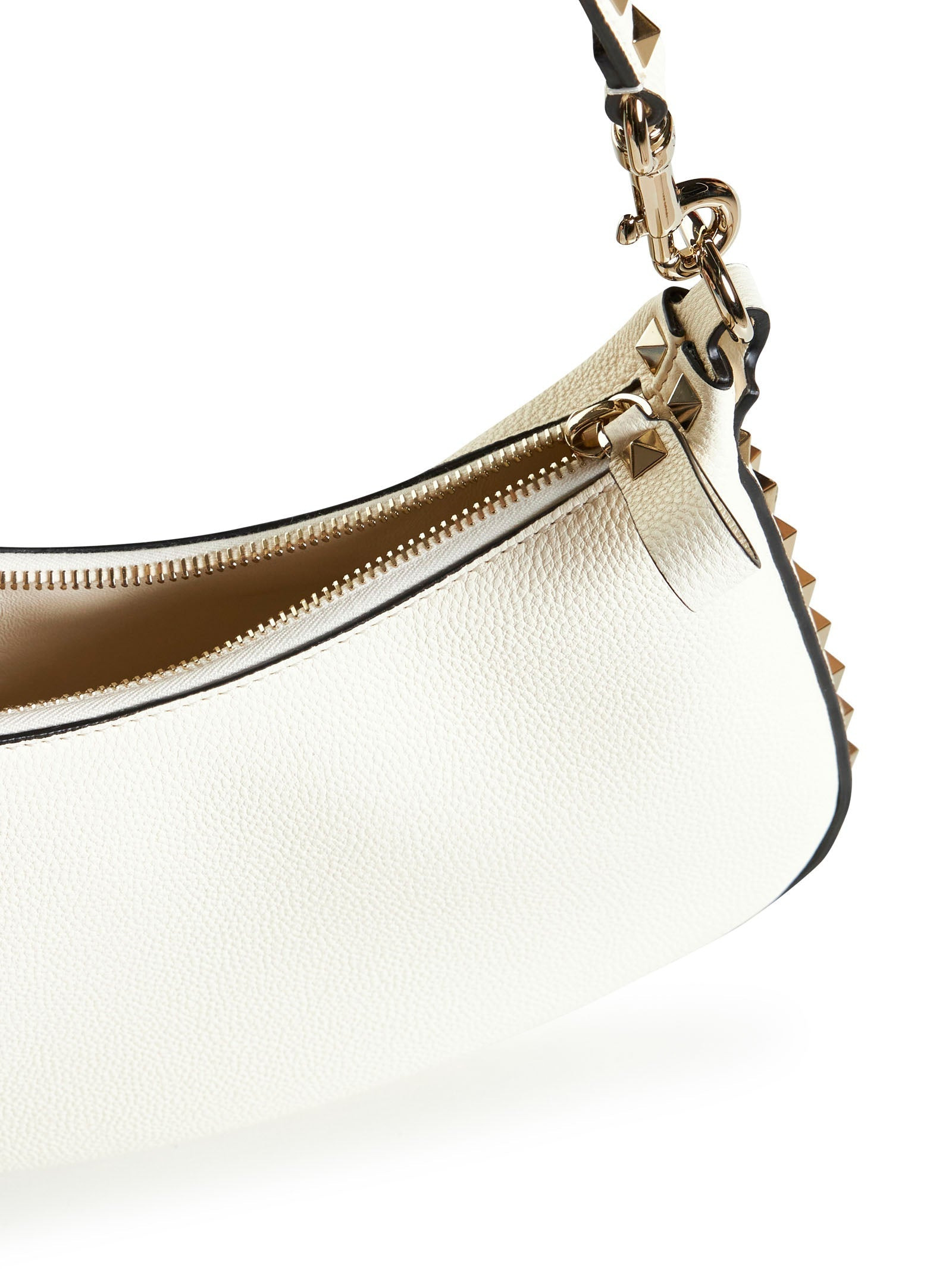 Valentino Garavani Women Rockstud Leather Small Hobo Bag - 5