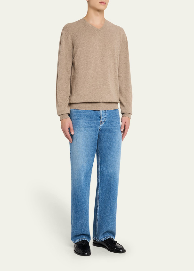 The Row Men's Straight Fit Medium-Wash Denim Jeans outlook