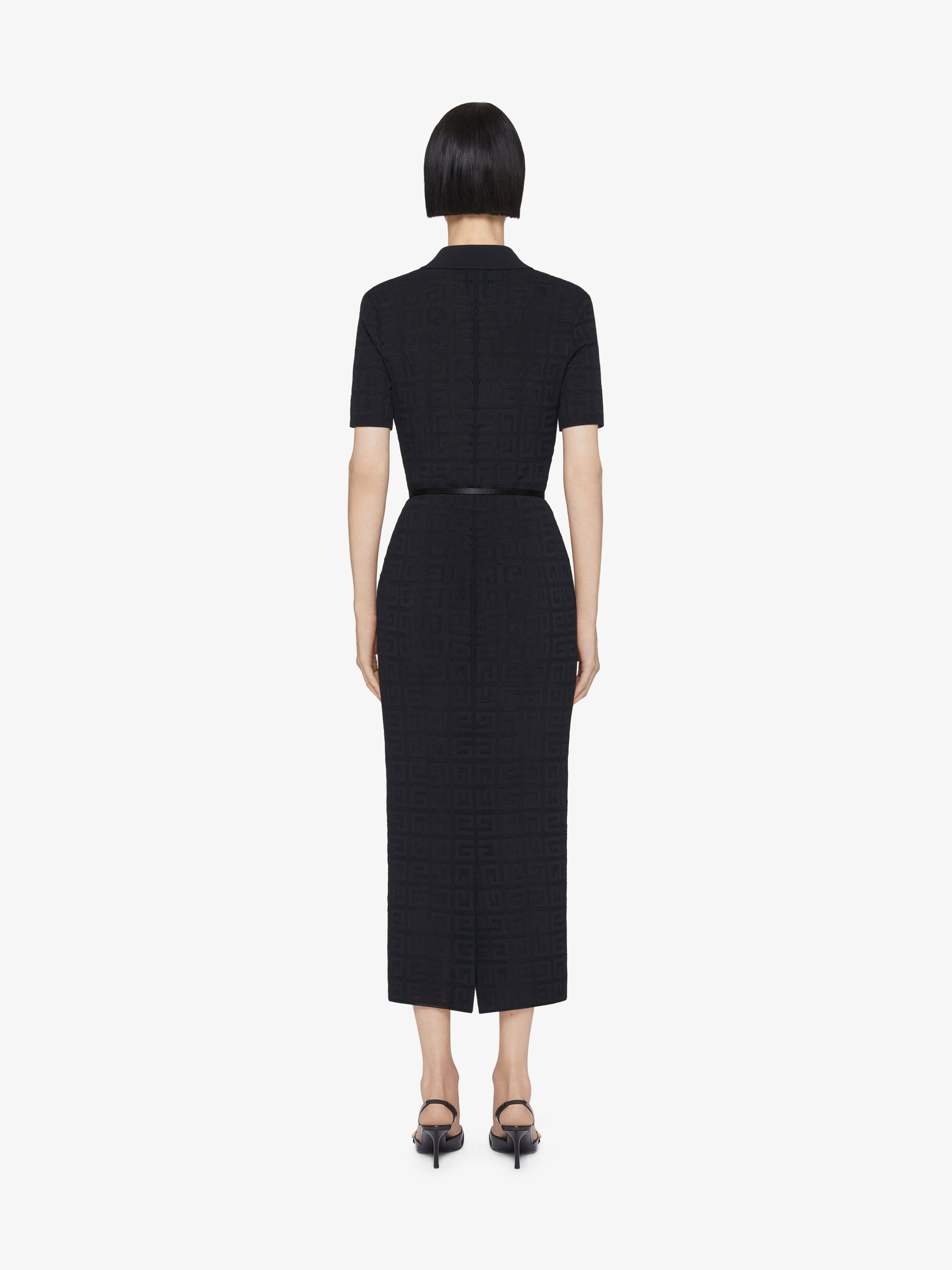 VOYOU POLO DRESS IN 4G JACQUARD - 4